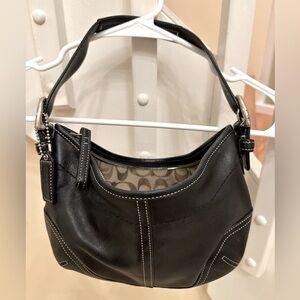 Black Coach small shoulder bag